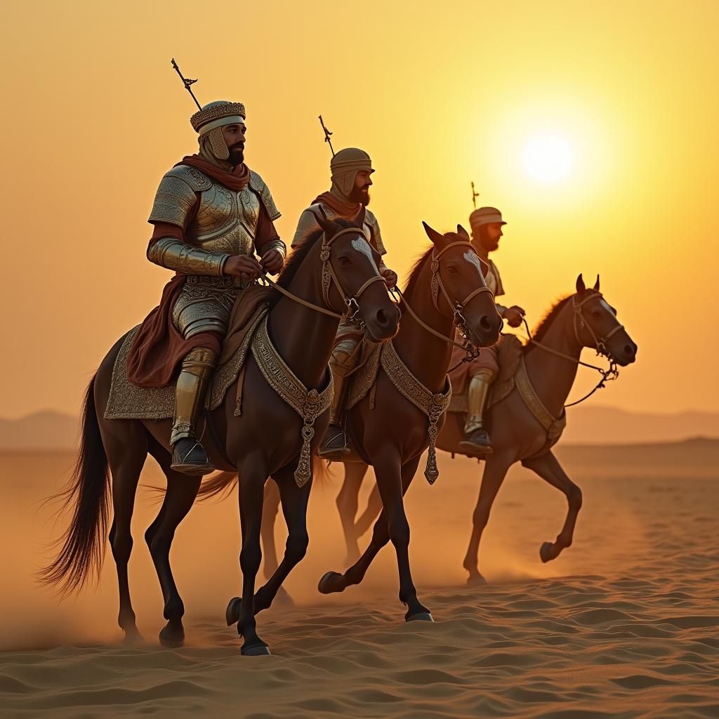 Islamic Warriors Ride into the Sunset
