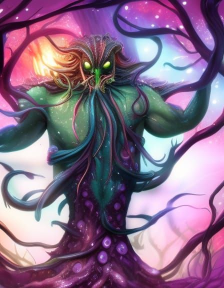 Cthulhu in Post-Apocalyptic Art Nouveau Wonderland