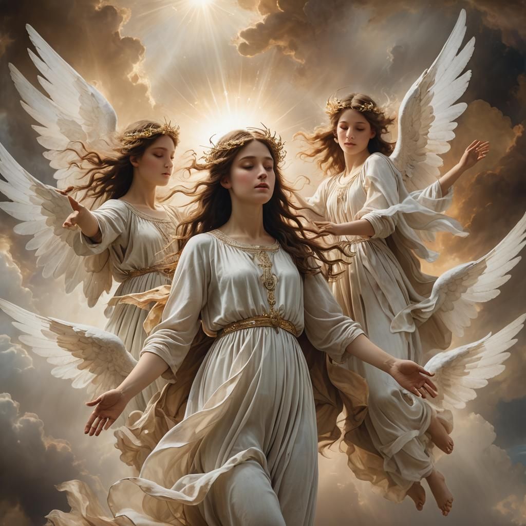 Angelic Blessing in Soft Focus Style