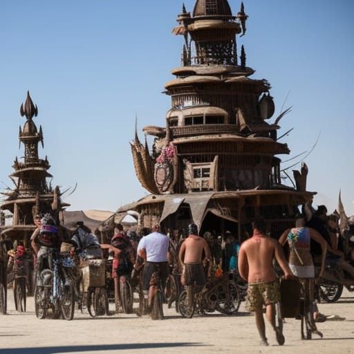 Burning Man Cluster Muck