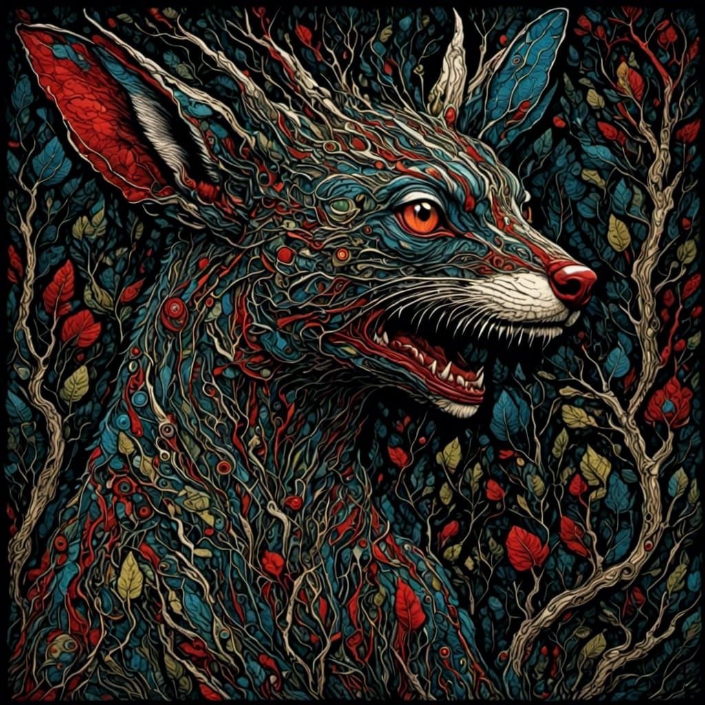 Stylized AI Creature Render