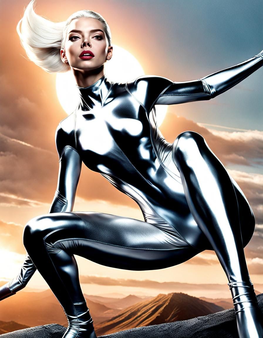 Anya Taylor-Joy as a gender-swapped Silver Surfer