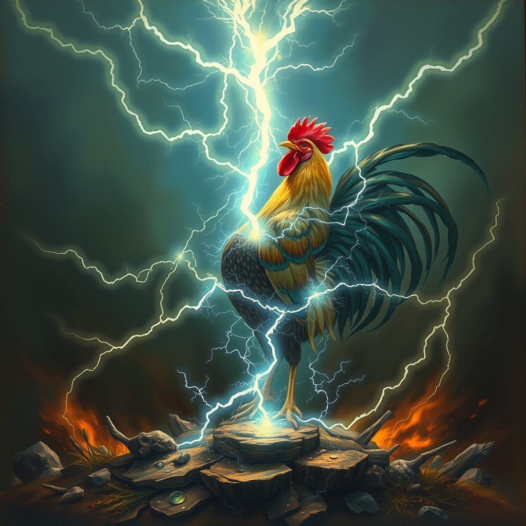 Mystical Land Spirit with Electric Surge and Telepathy