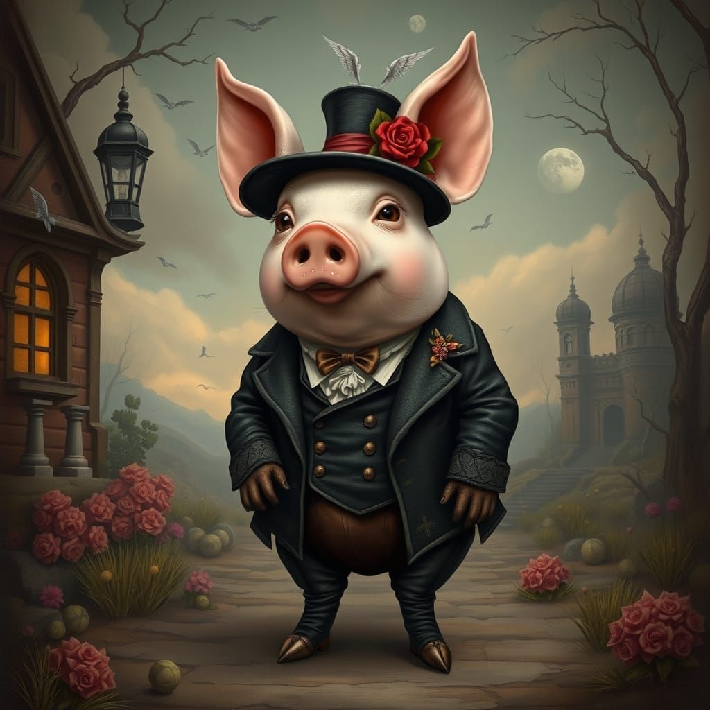 Gentleman Pig