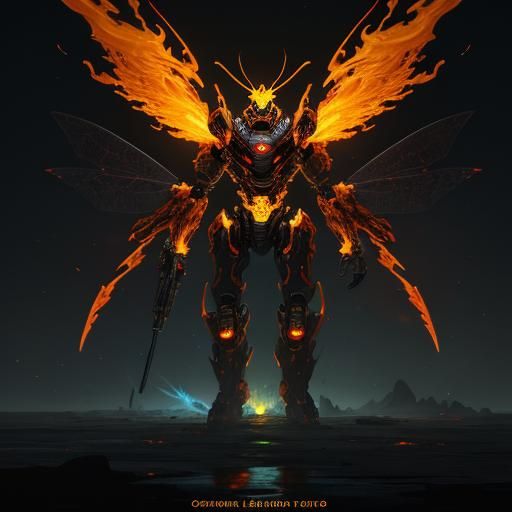 Fiery Insect Robot Ignites the Air