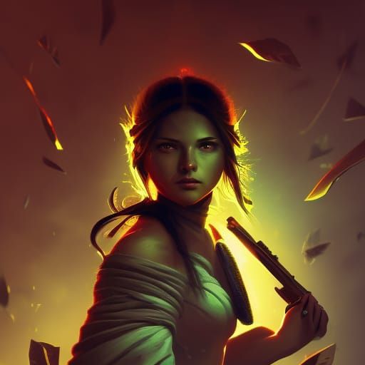 Surreal Seal and Spotlight Still Life, Comic Book Art