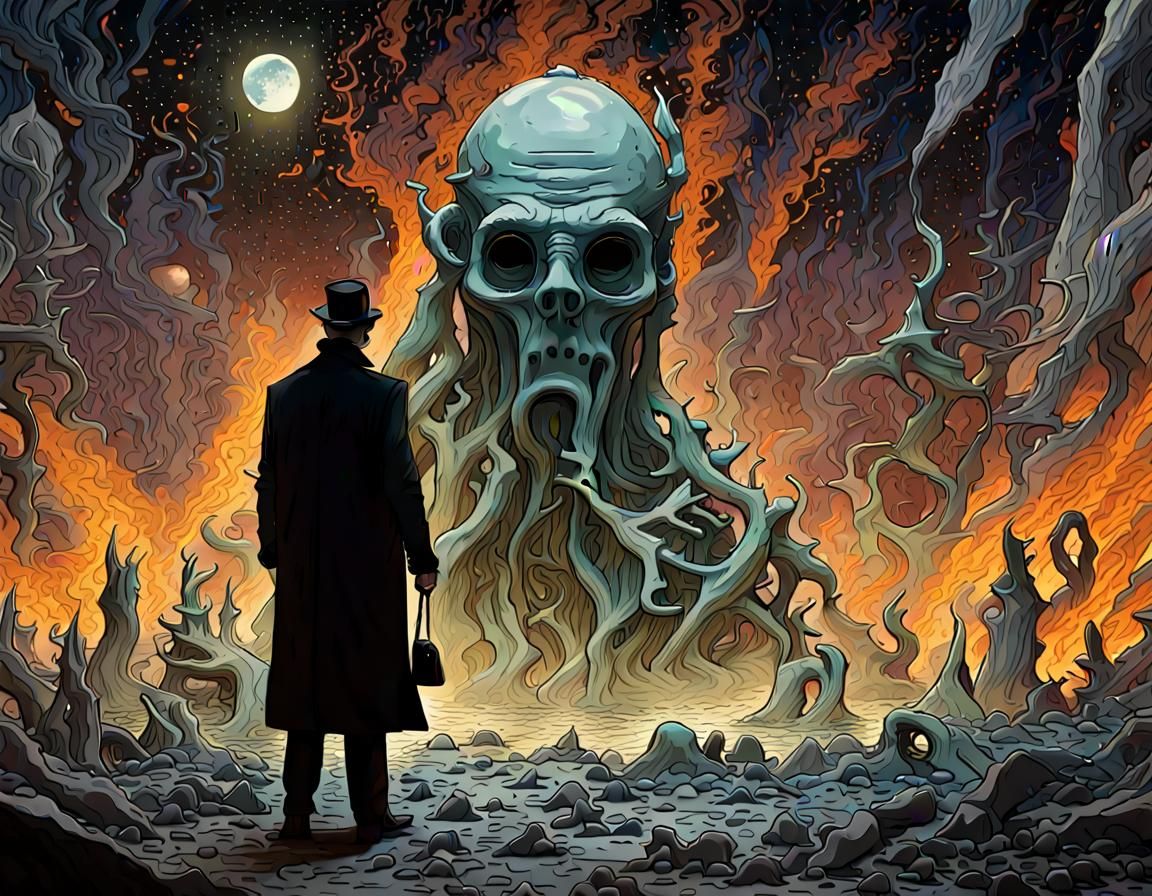 Sherlock Holmes and Watson Face Cosmic Horror