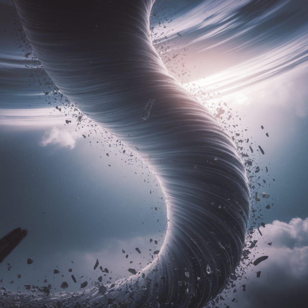Surreal Tornado Vortex Unveils Celestial Wonders