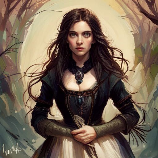 AI Interpretation of Yennefer
