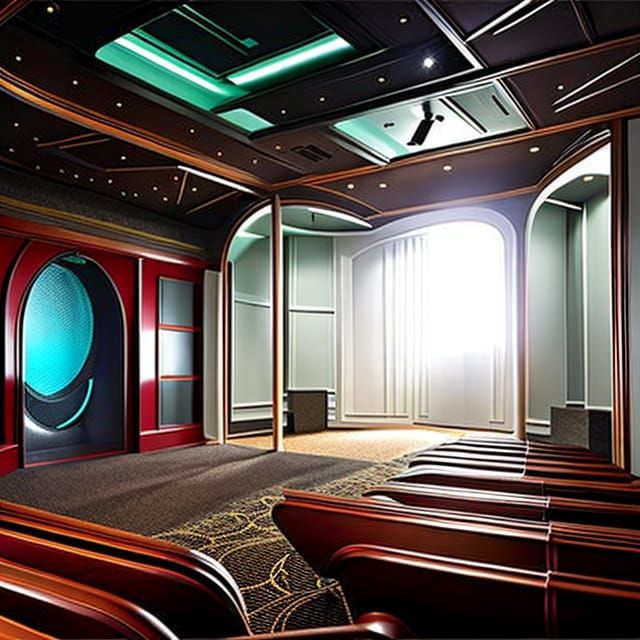 Abandoned Spacestation Interior in Detailed Matte Painting