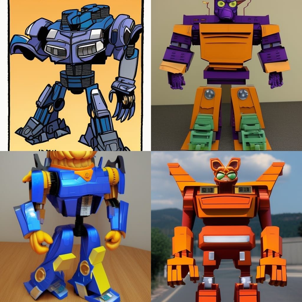 Garfield as a Robotic Transformer