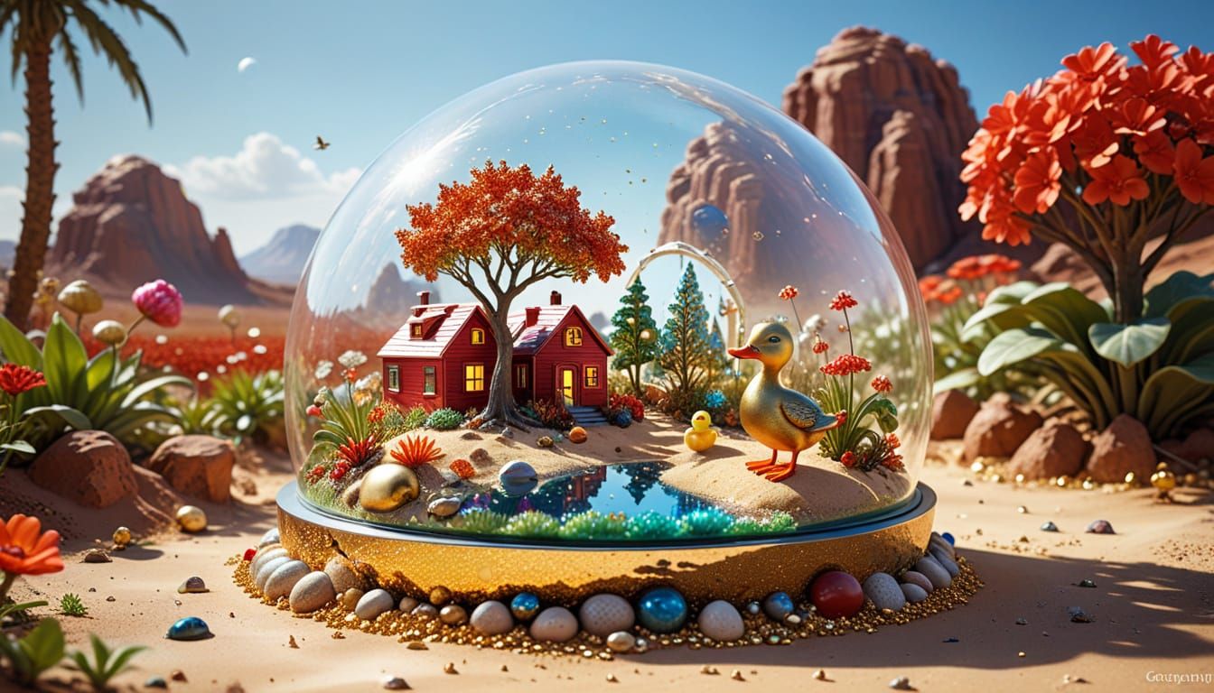 Future Martian Cities and Life Under Glass Domes