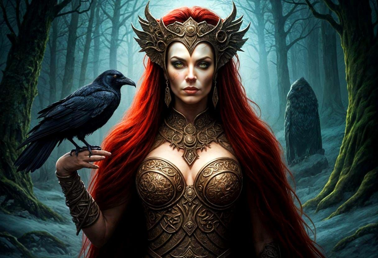 Morrigan, Celtic Goddess of War and Fate