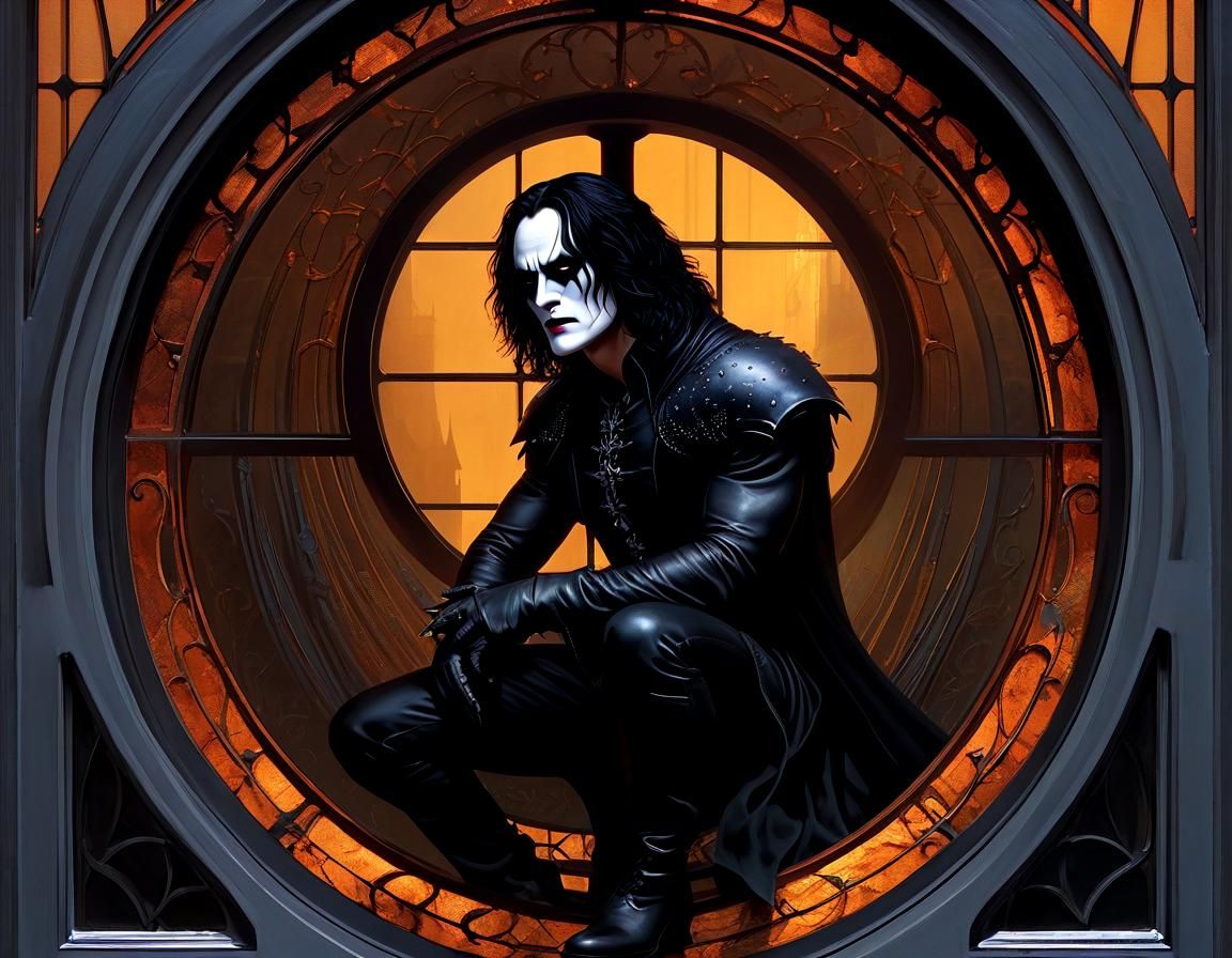 Brandon Lee as The Crow