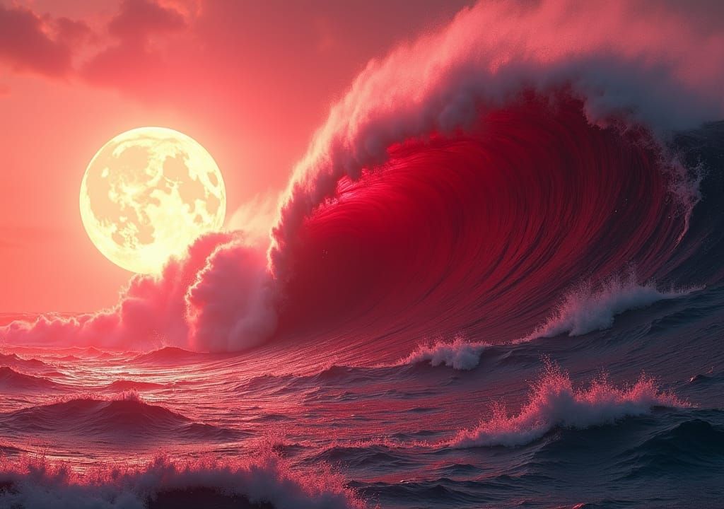 Giant Red Wave About to Crash on Earth