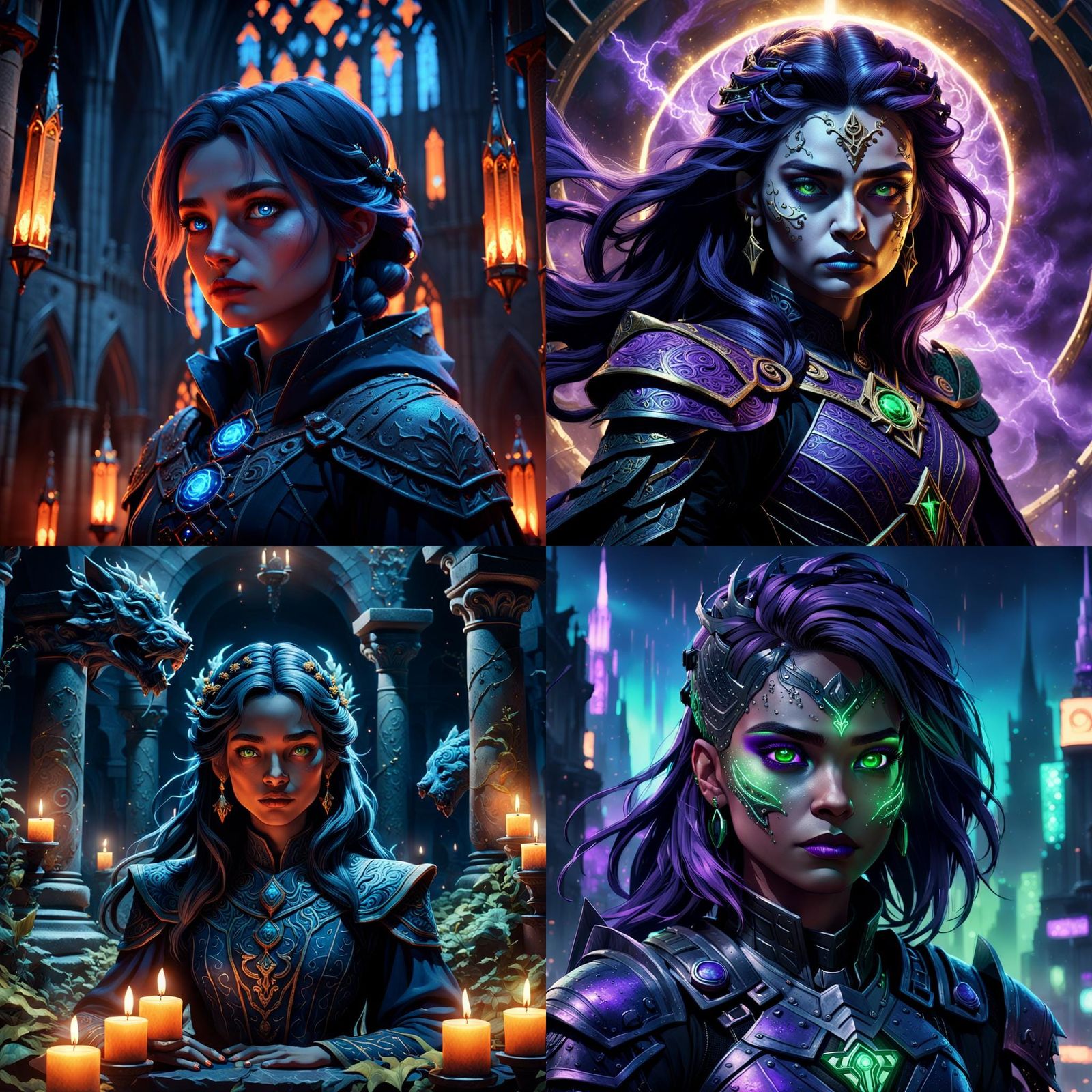 Reyna from Valorant: Detailed Matte Painting