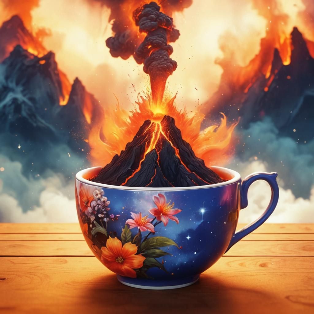 Teacup Volcano 1