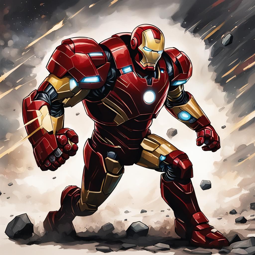 Ironman Confronts Thanos: Epic Showdown