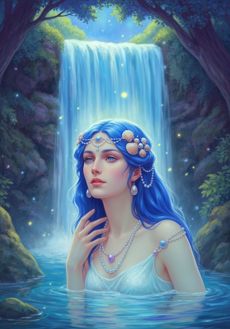 Celtic Nymph Emerges in Pre-Raphaelite Style