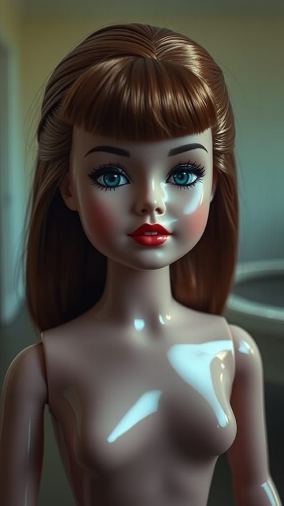 Eerie 70s Barbie Doll with Blinking Eyes