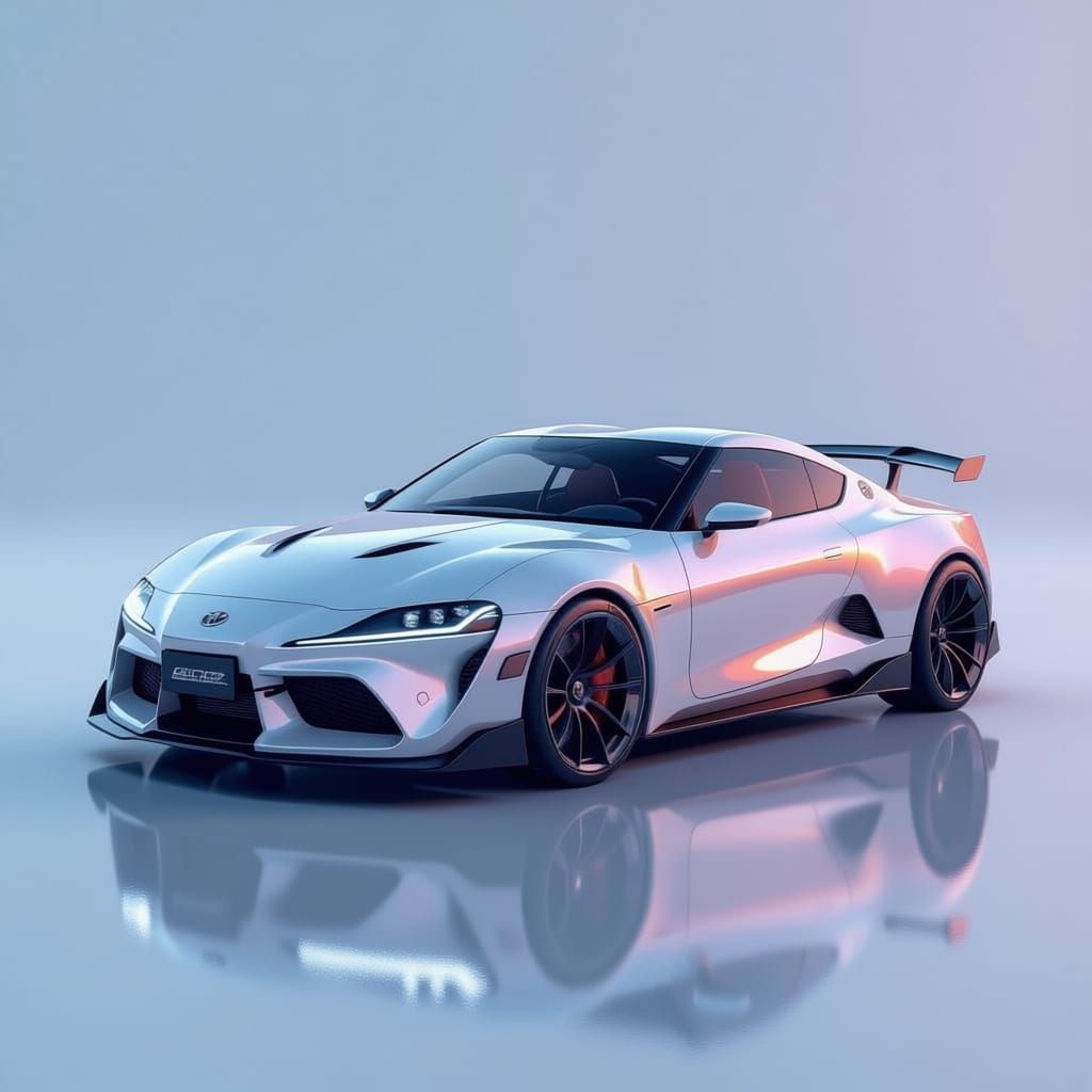 Futuristic 2040 Toyota Celica GT-Four Concept Car