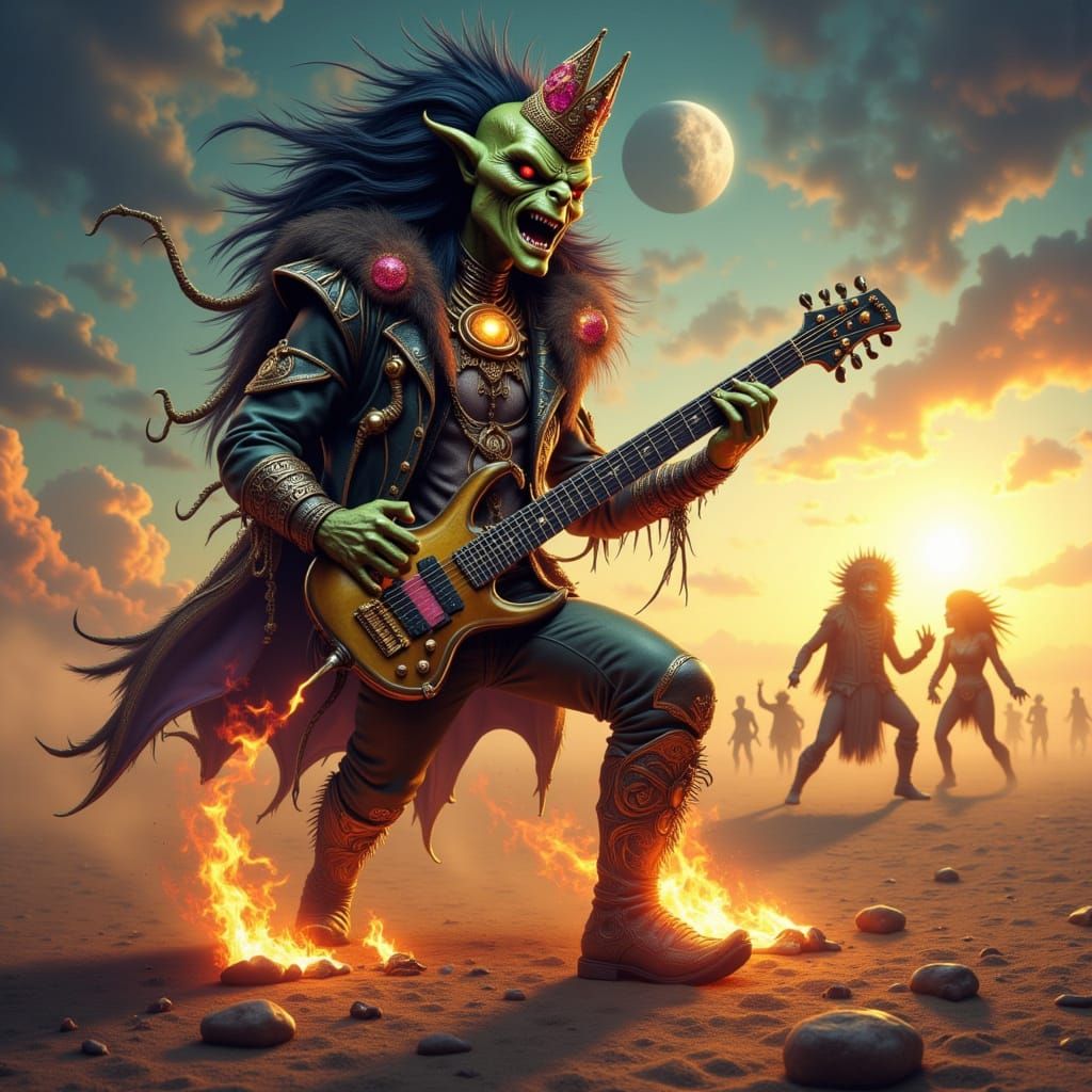 Rock Monsters at Burning Man Festival