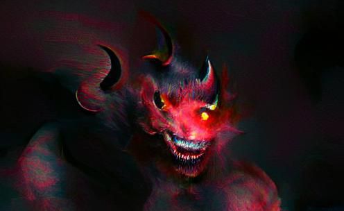 AI Generated Demon Image