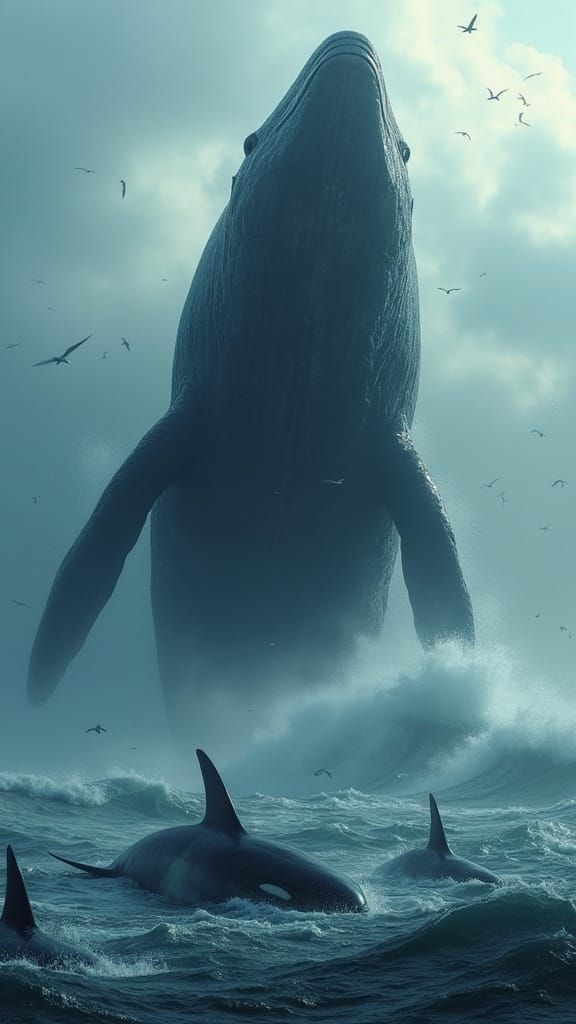 Surreal Oceanic Apocalypse in Hyper-Realistic 8K UHD