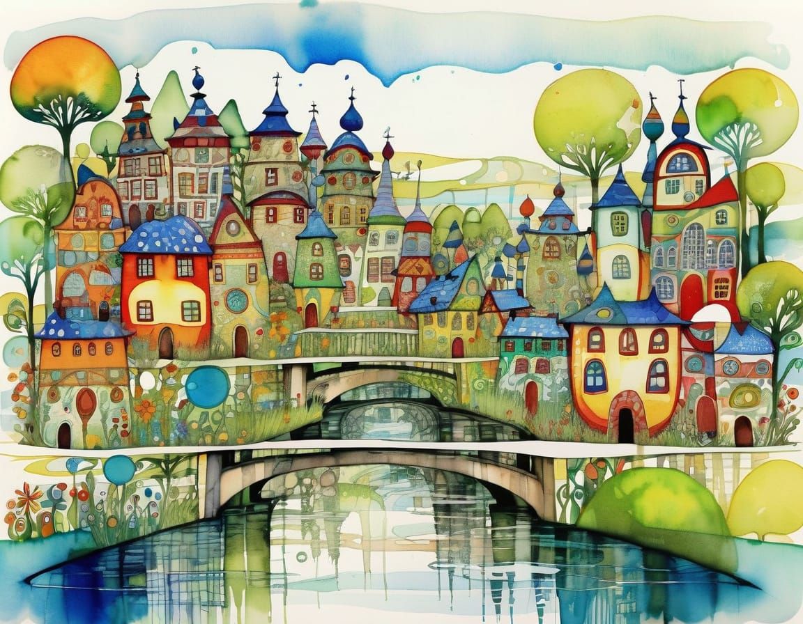 whimsical, storybook creation