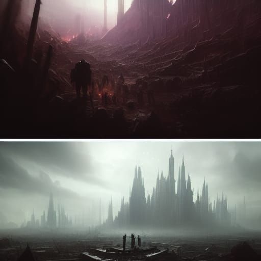 Apocalyptic Dark Fantasy Art in 8K Resolution