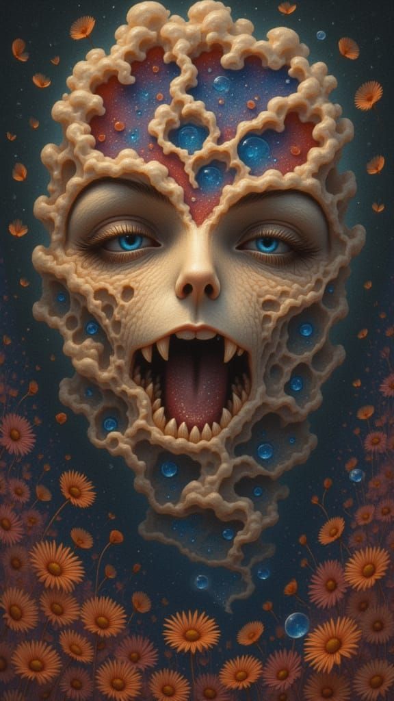 Digital Landscape in Futuristic Cityscape Style