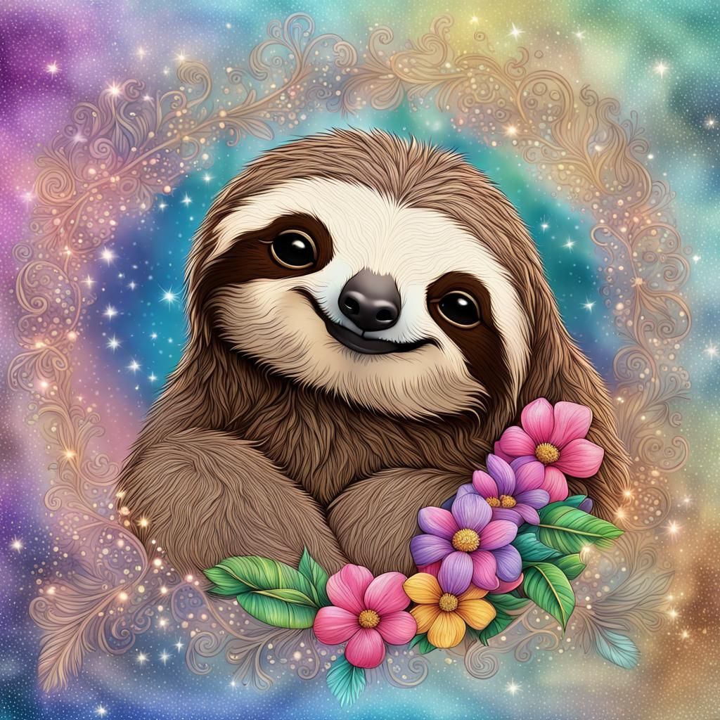 cute sloth