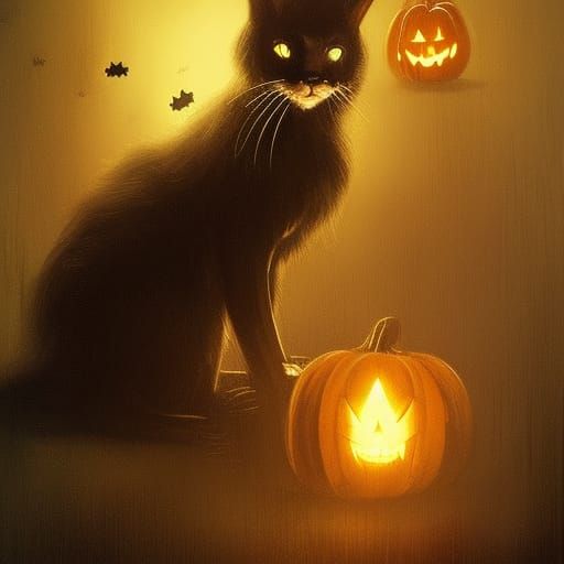 Sinister Cats Celebrate Halloween at Disneyland