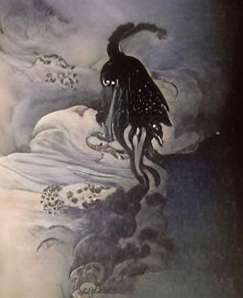Fairytale Night Creature in Ominous Mist