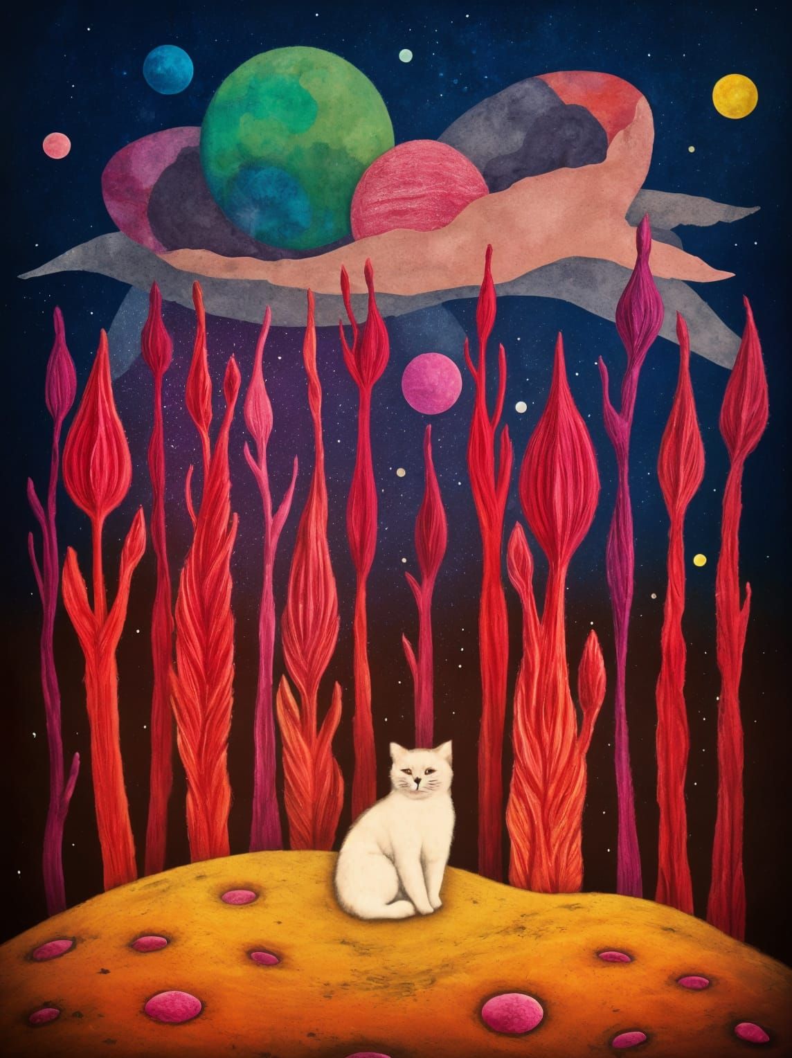 Cat conquers alien planet
