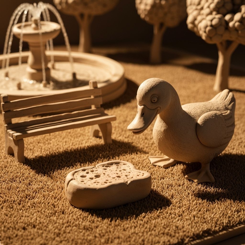 Clay Duck Observes Bread in Clay Park