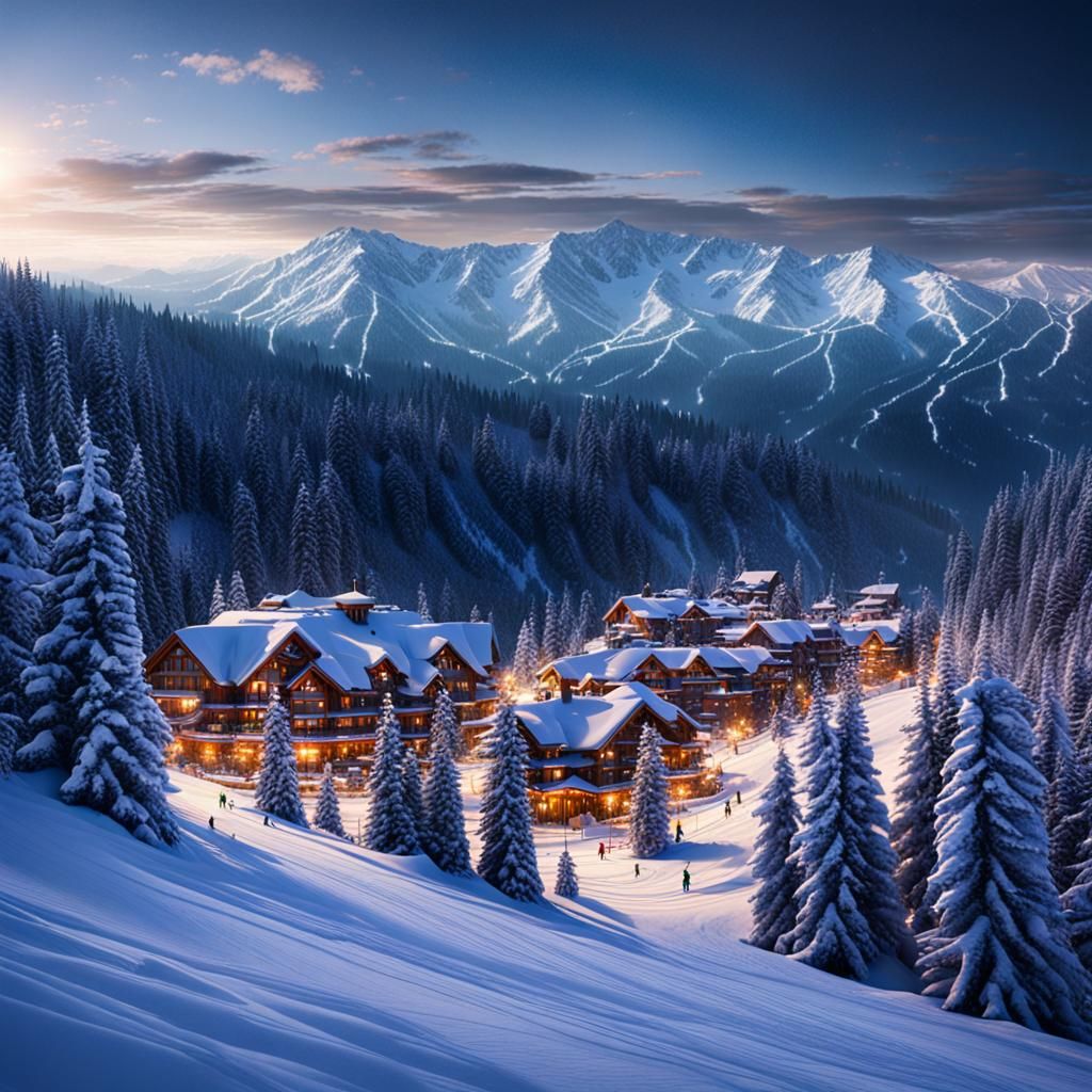 Skiing Adventure at Silver Star Village