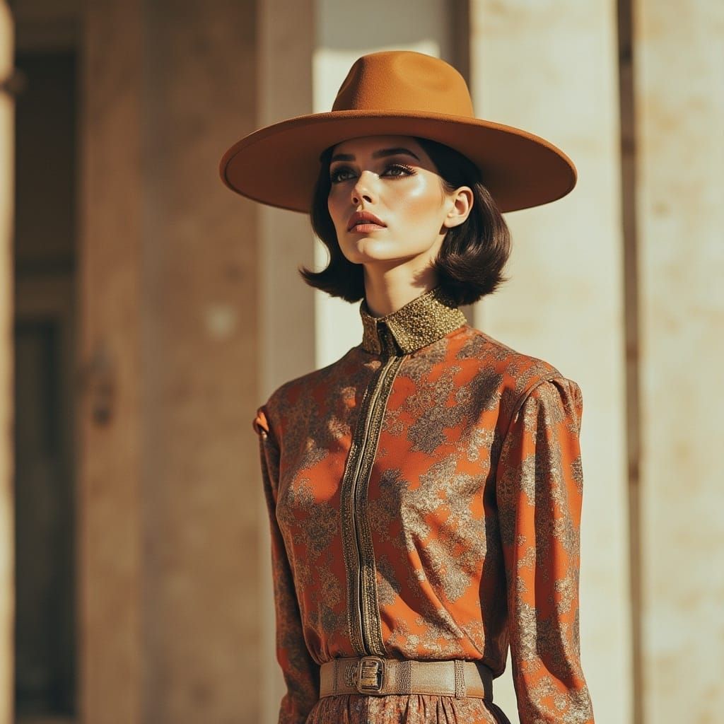 1970s Fashion Shoot in Vintage Style