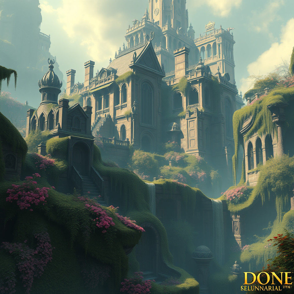 Mystical Environment Concept Art in 8K Resolution