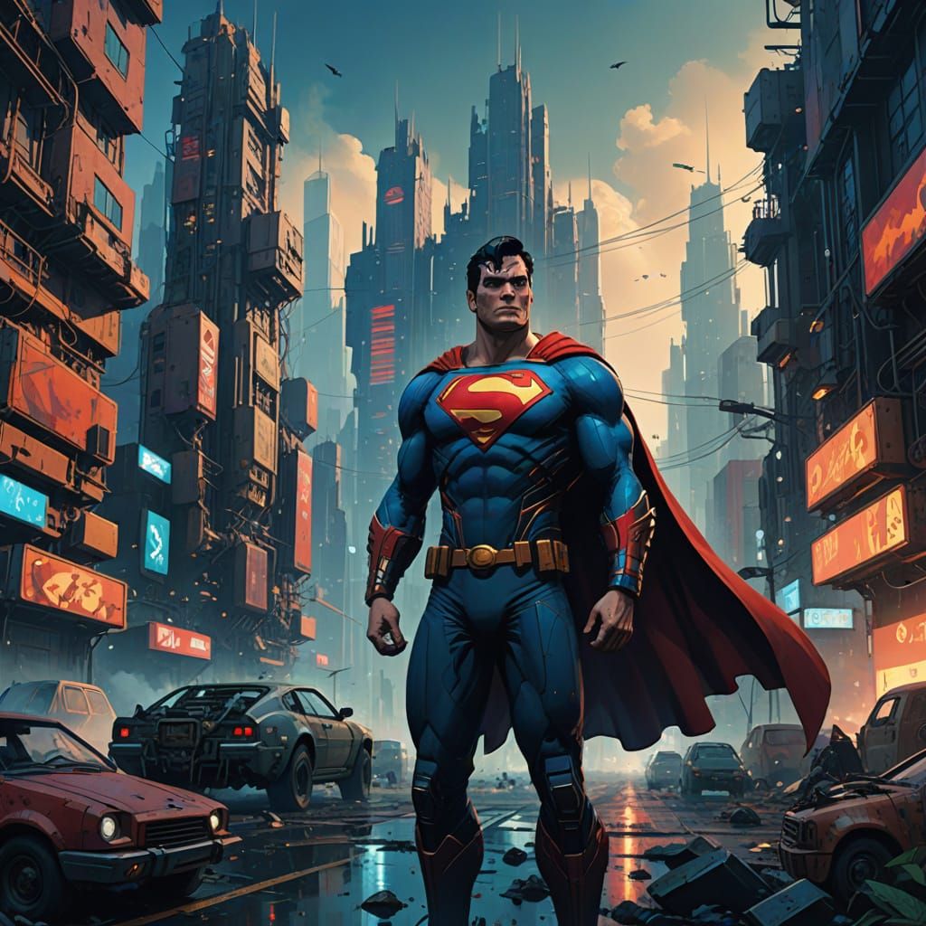 Surreal Metropolis at Dusk in Epic, 8k Resolution