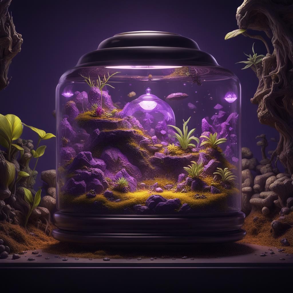 Anthill Terrarium: Dark Fantasy Concept Art