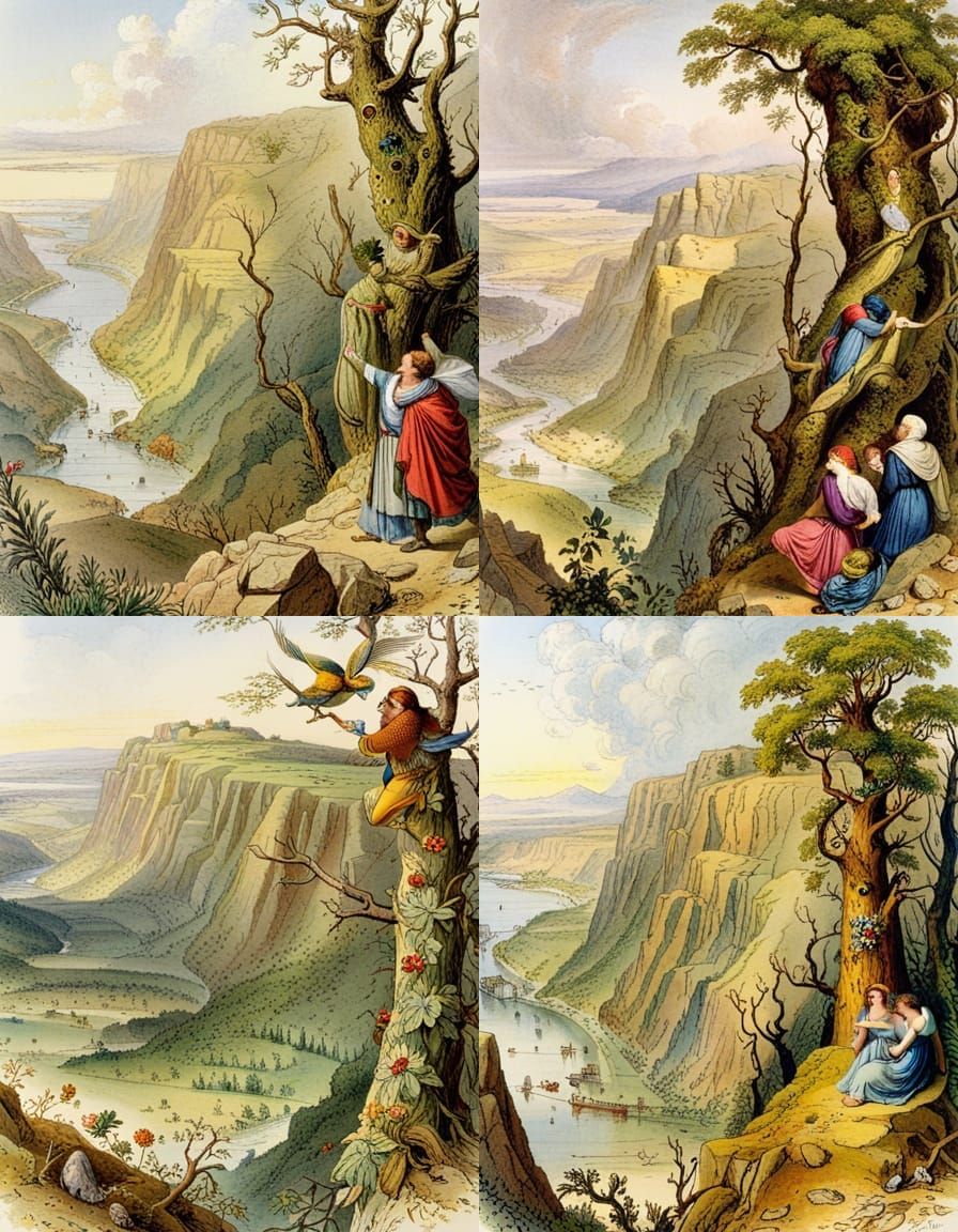 Ethereal Fairy Portrait in Pre-Raphaelite Style