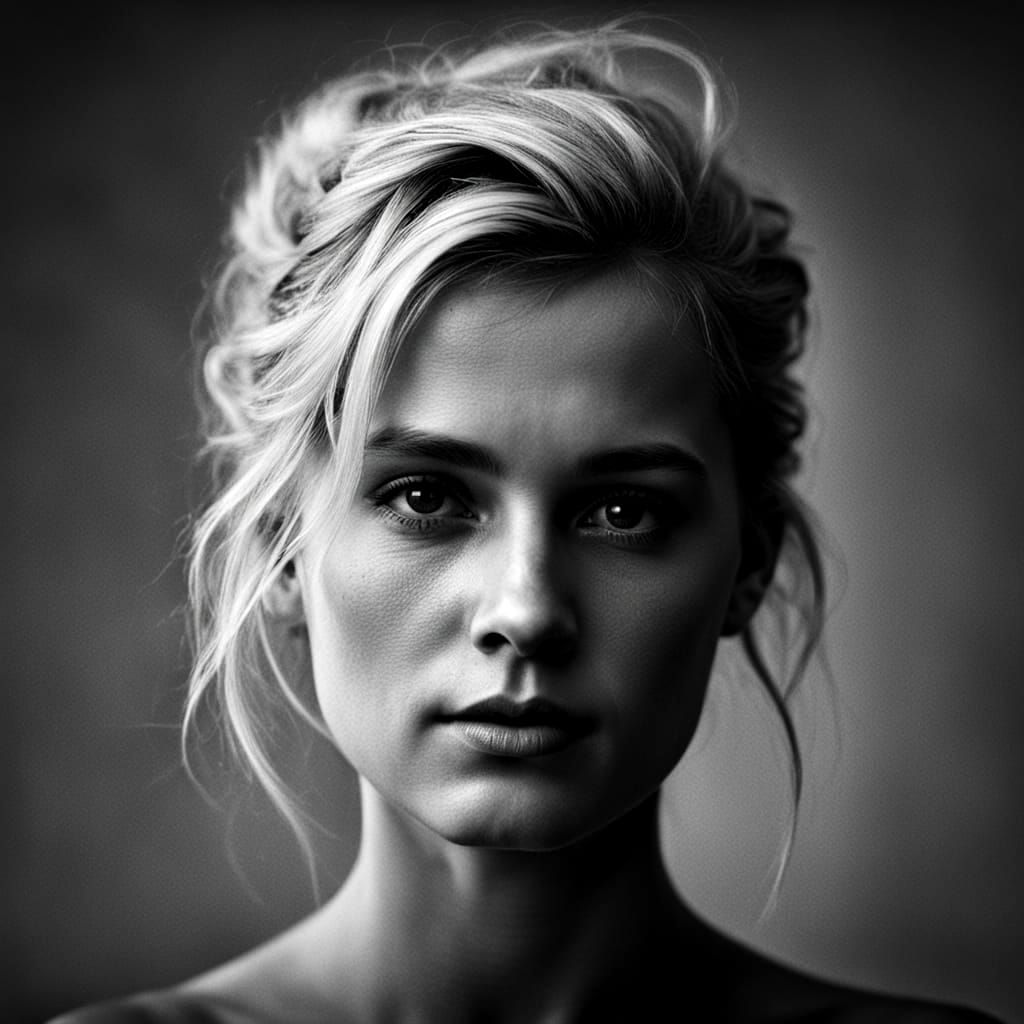 portrait of a woman chiaroscuro