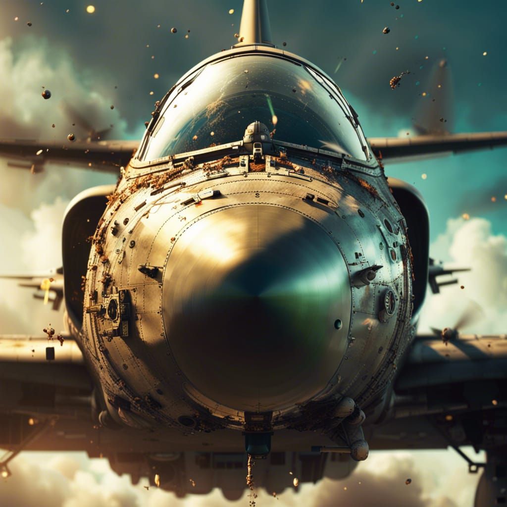 Photorealistic Aviator Plane in Flight