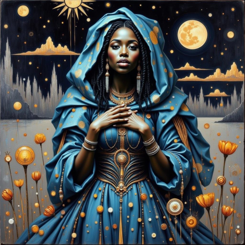 Intense Staredown: A Digital Portrait of Conflict