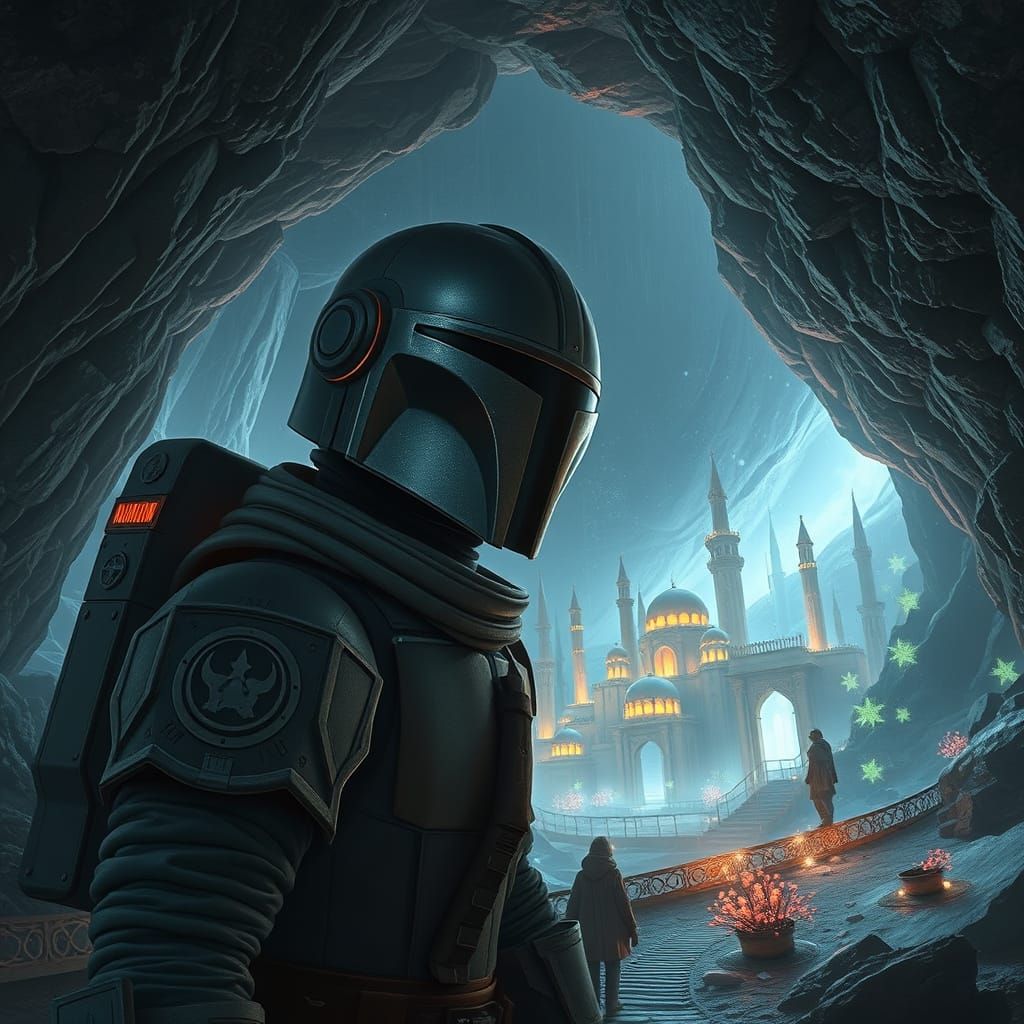 Astronaut Discovers Elven City in Crystal Cave