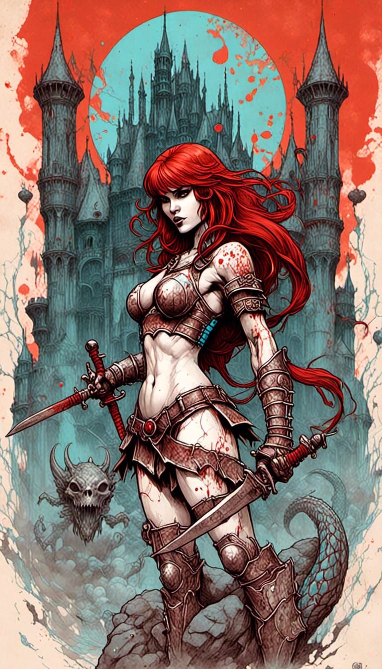 Gorgeous Red Sonja