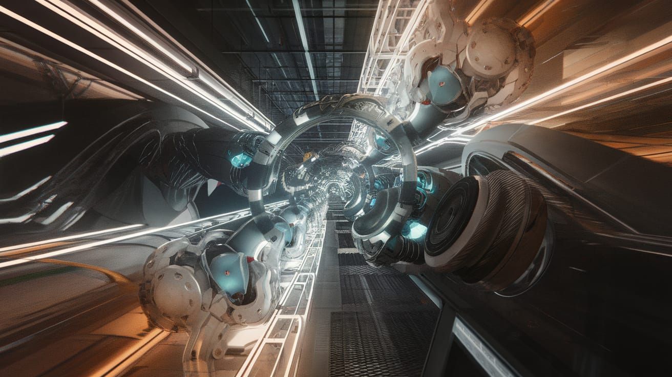 Cybercore Machine in Perpetual Motion