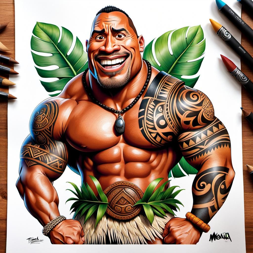 Moana - Dwayne Maui
