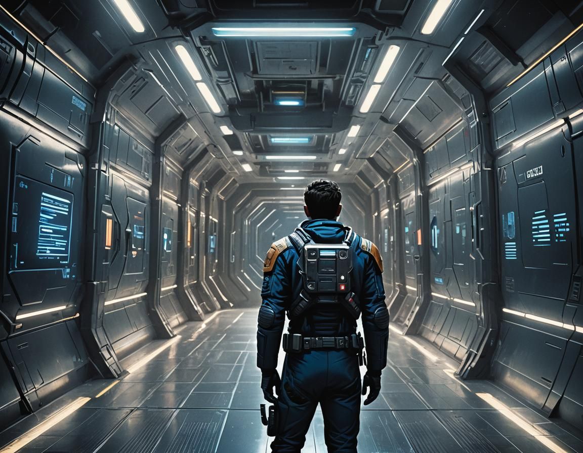 Galactic Wanted Poster in Neorealist Style